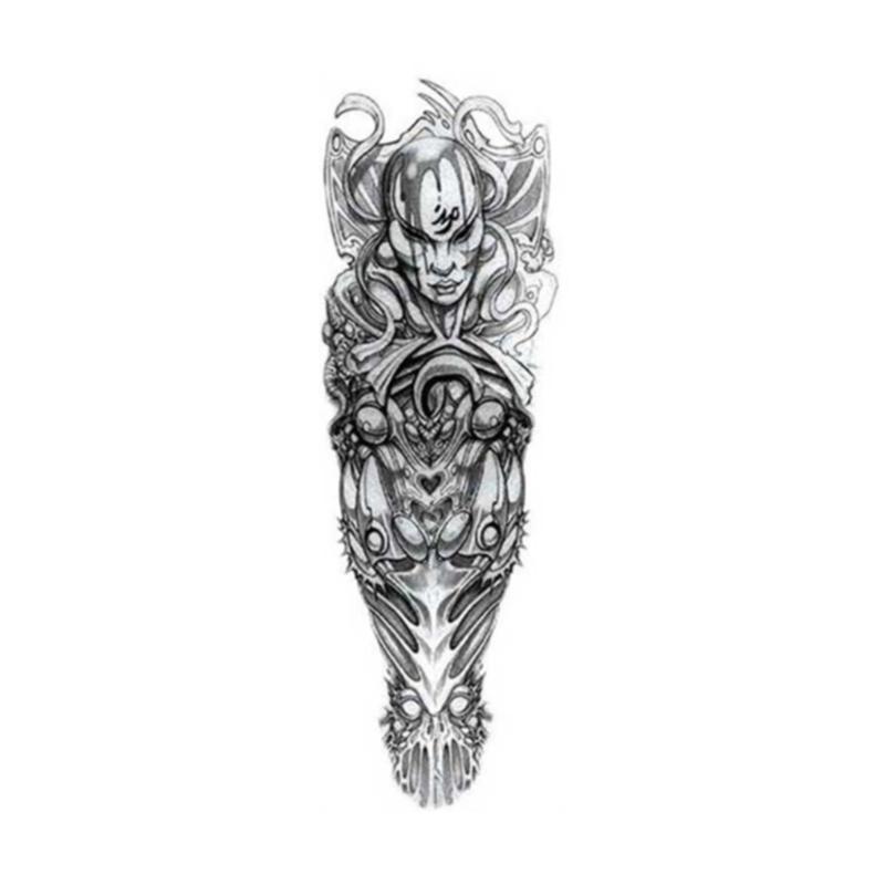 Jual EDS 10 Waterproof Full Arm Body Temporary Tattoo Stickers Long