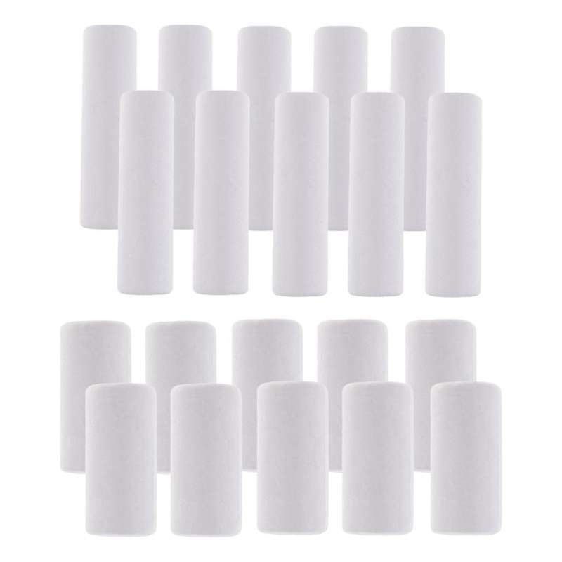 Promo 20 Pieces DIY Cylinder Shape Styrofoam Foam Material Art Craft