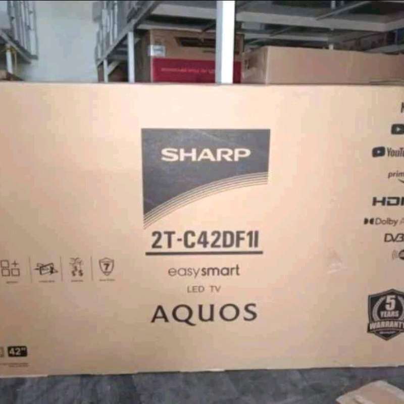 Jual LED TV Sharp 42 Inch SMART TV Netflix YouTube Ready Garansi Resmi 5 Tahun Free Bracket di