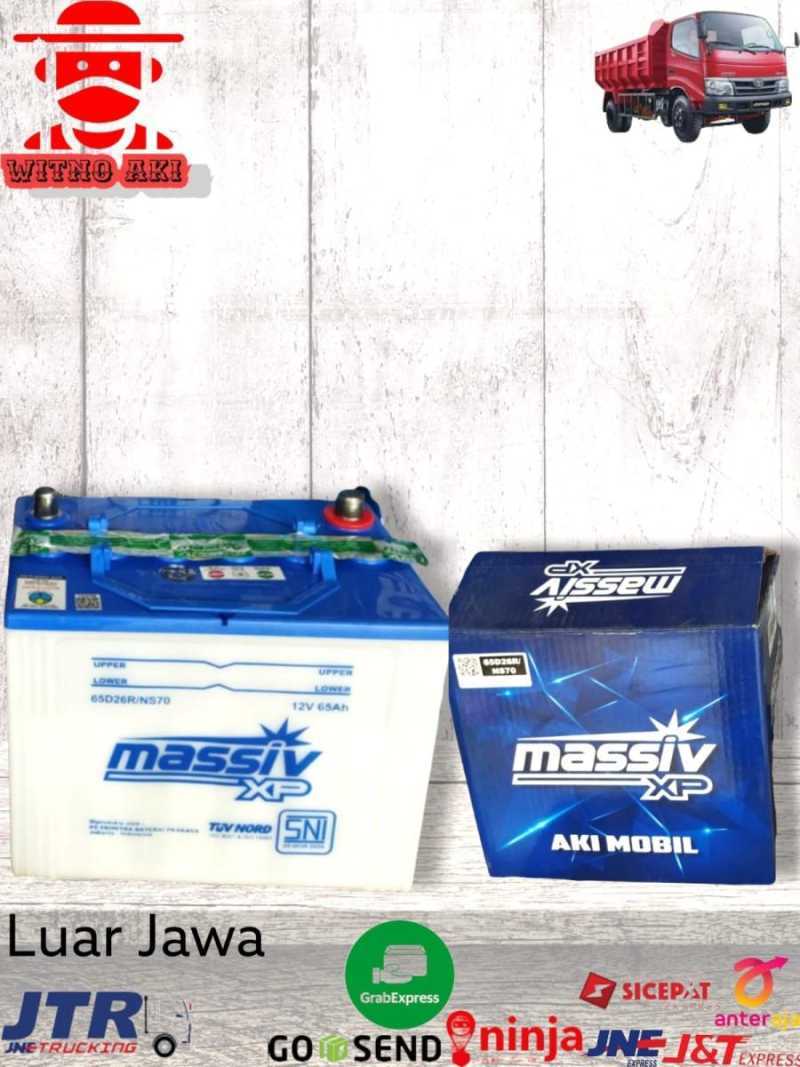 Jual Aki mobil massiv xp ns70 kijang dyna panther colt diesel hino 12v