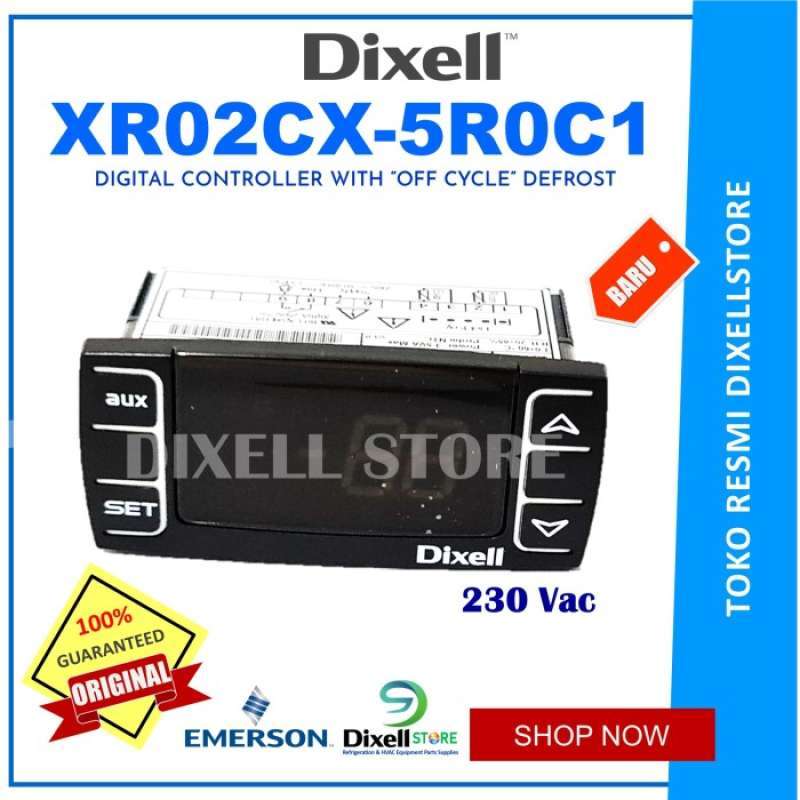 Dixell XR02CX-5N0C1 – Contrôleur Thermostat Numérique 230V Dégivrage Hors Cycle + Sonde NTC – Réfrigération Positive