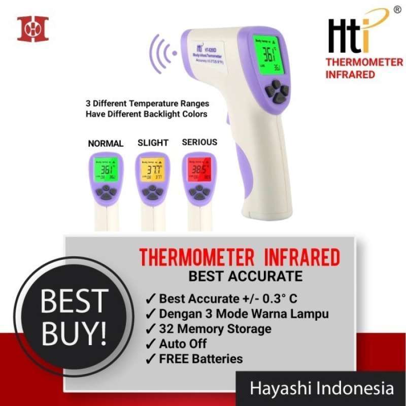 Promo Thermometer Infrared Termometer Gun Suhu Tubuh Benda Akurat