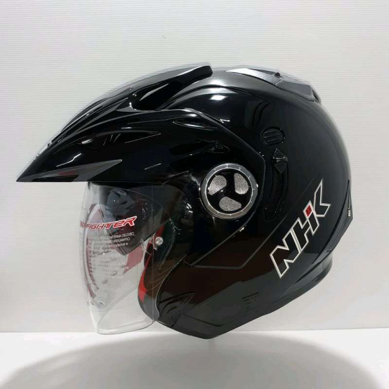 Promo Helm NHK AVIATOR SOLID DOUBLE VISOR Original NHK SNI L Gunmetal Diskon 34 di Seller UL