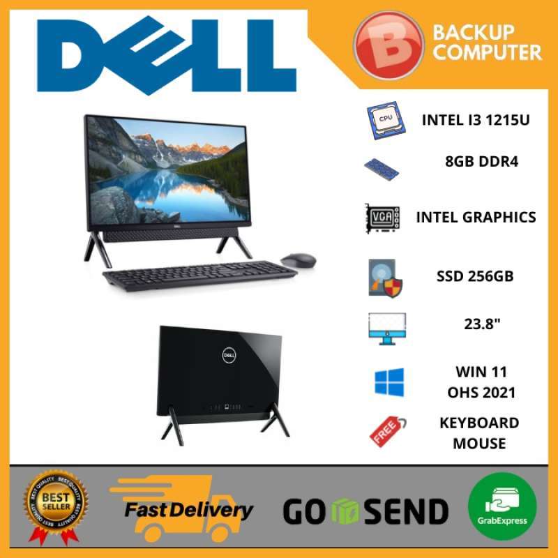 Jual DELL INSPIRON 5410 ALL in One PC i31215U / 8GB DDR4/ 256 GB SSD