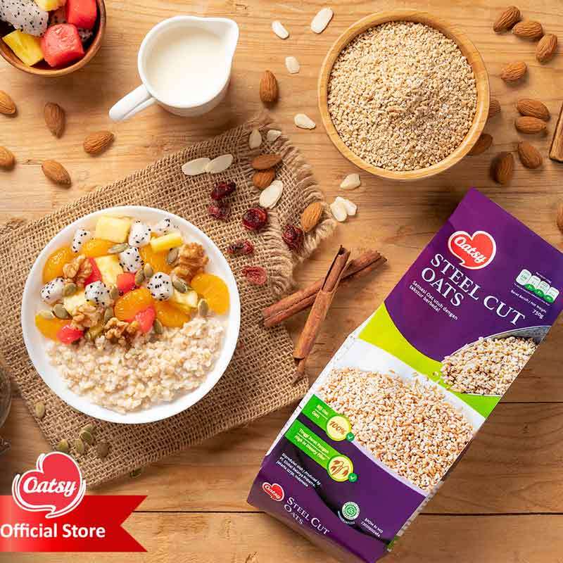 Jual Oatsy Steel Cut Oats [750 G] + Free Container Di Seller Oatsy ...