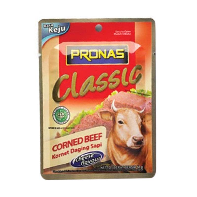 Jual PRONAS Corned Beef Chesee Daging Olahan Kaleng [50 g ...