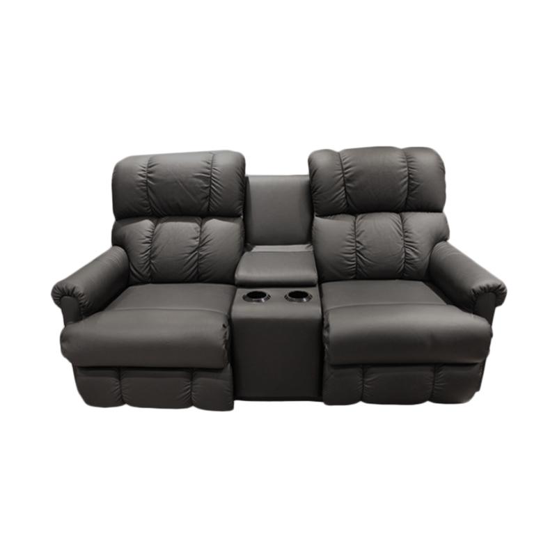 Jual LAZBOY Pinnacle Power Loveseat Recliner with Middle Console Black [2 Seater] BLACK di