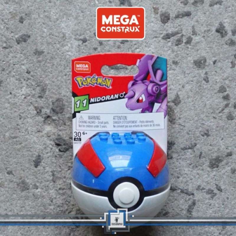 Jual Mega Construx Pokemon Pokeball Nidoran Lego Bricks Poke Ball