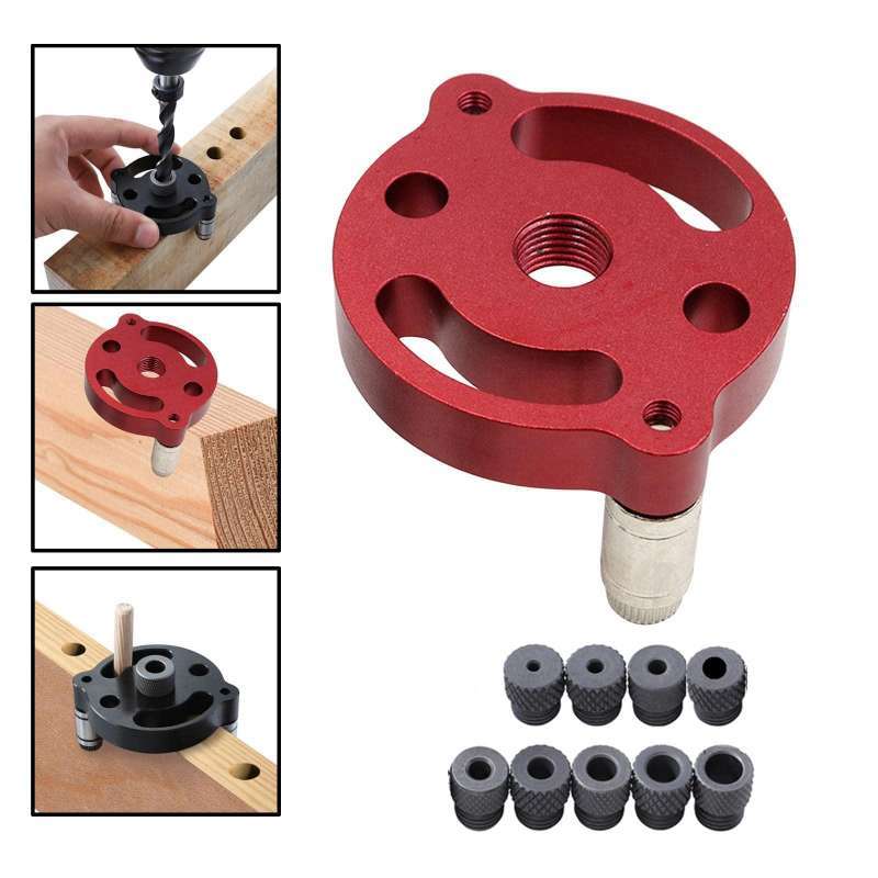 Promo Vertical Self Centering Dowel Jig Kit with Drill Bushings Drill