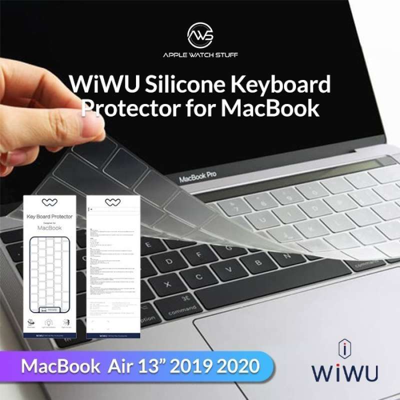 Jual WiWU Silicone Keyboard Protector for Macbook Air/Pro 2019 2020 di