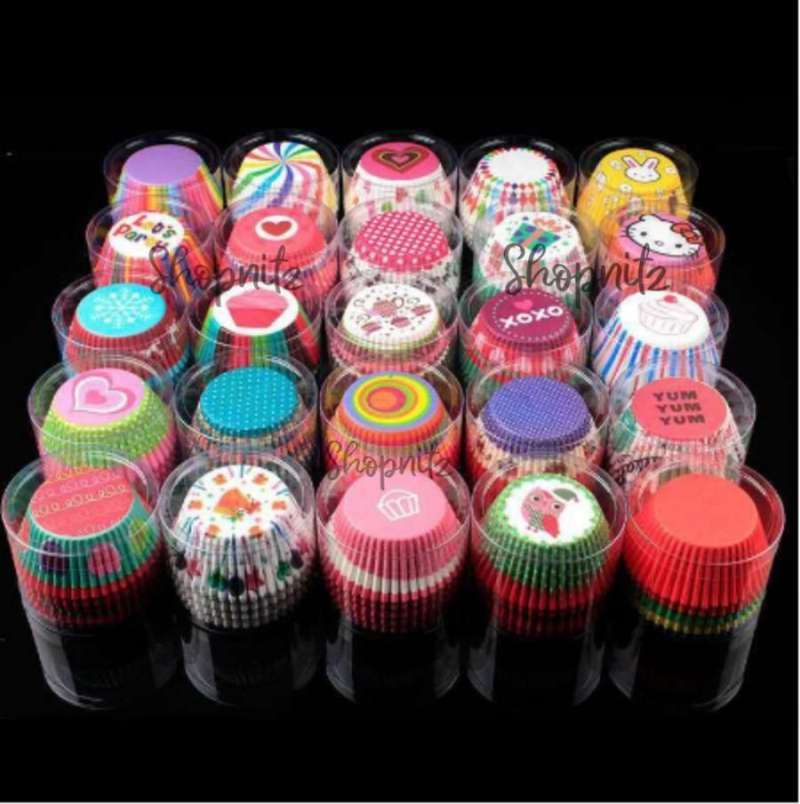 Jual Cupcake Paper Kecil 100 Pcs Kertas Alas Kue Muffin - Star Di ...