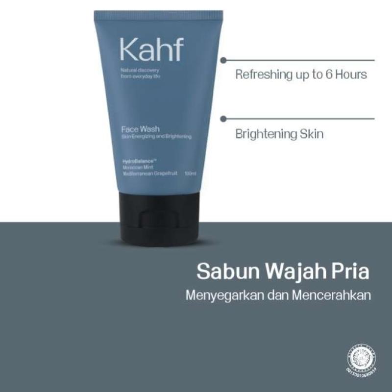 Jual Kahf Skin Energizing and Brightening Face Wash 100 ml Sabun