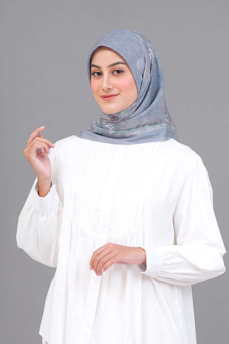 Jual Nada Puspita Hijab Azalea - Grey di Seller Nada Puspita Scarf ...