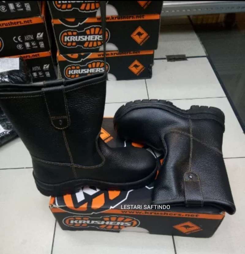 Jual sepatu krusher texas/ sepatu safety/safety shoes Multicolor