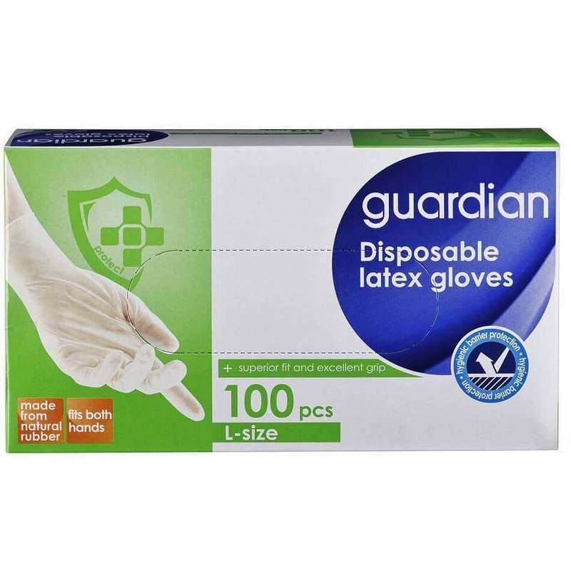 Jual Guardian Disposable Latex Gloves L 100s Di Seller Bisquitto Shop