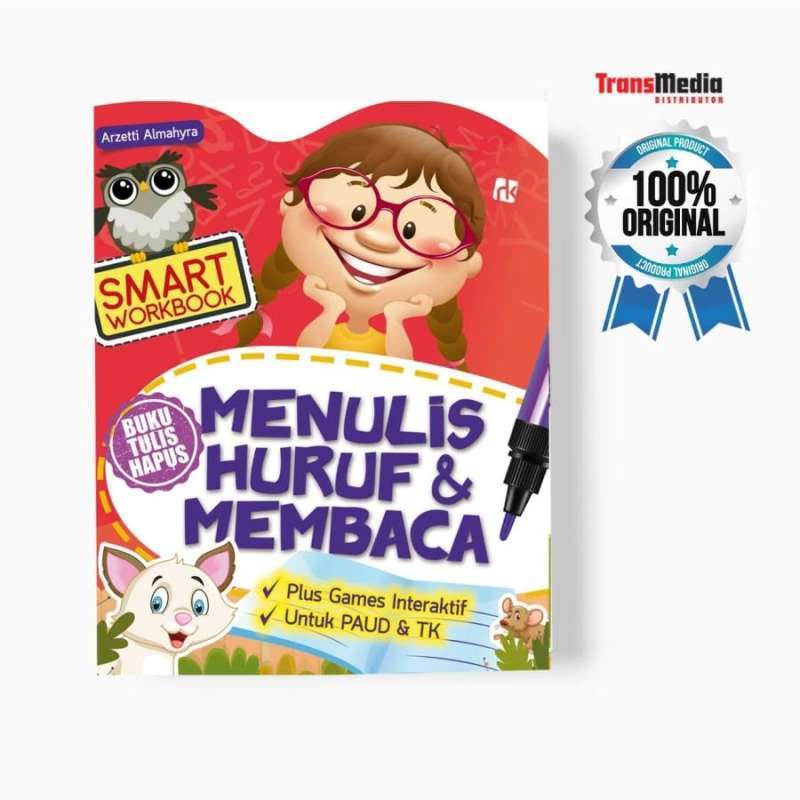 Jual Smart Workbook Menulis Huruf & Membaca (Buku Tulis Hapus) di Seller Alifia Bookstore - Kota