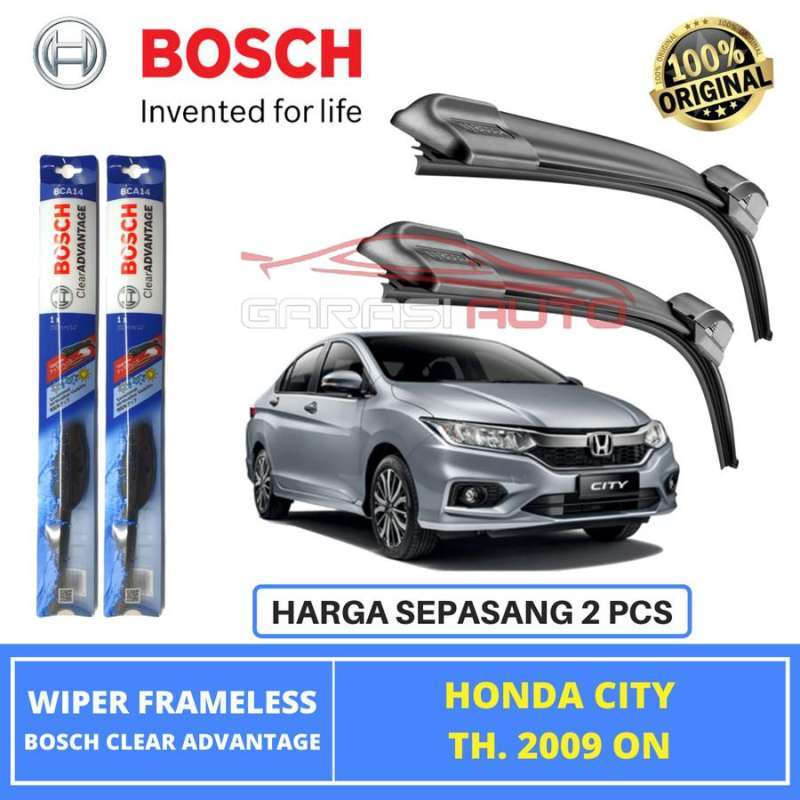 Jual Wiper Honda City 2009On Original Bosch Clear Advantage Karet