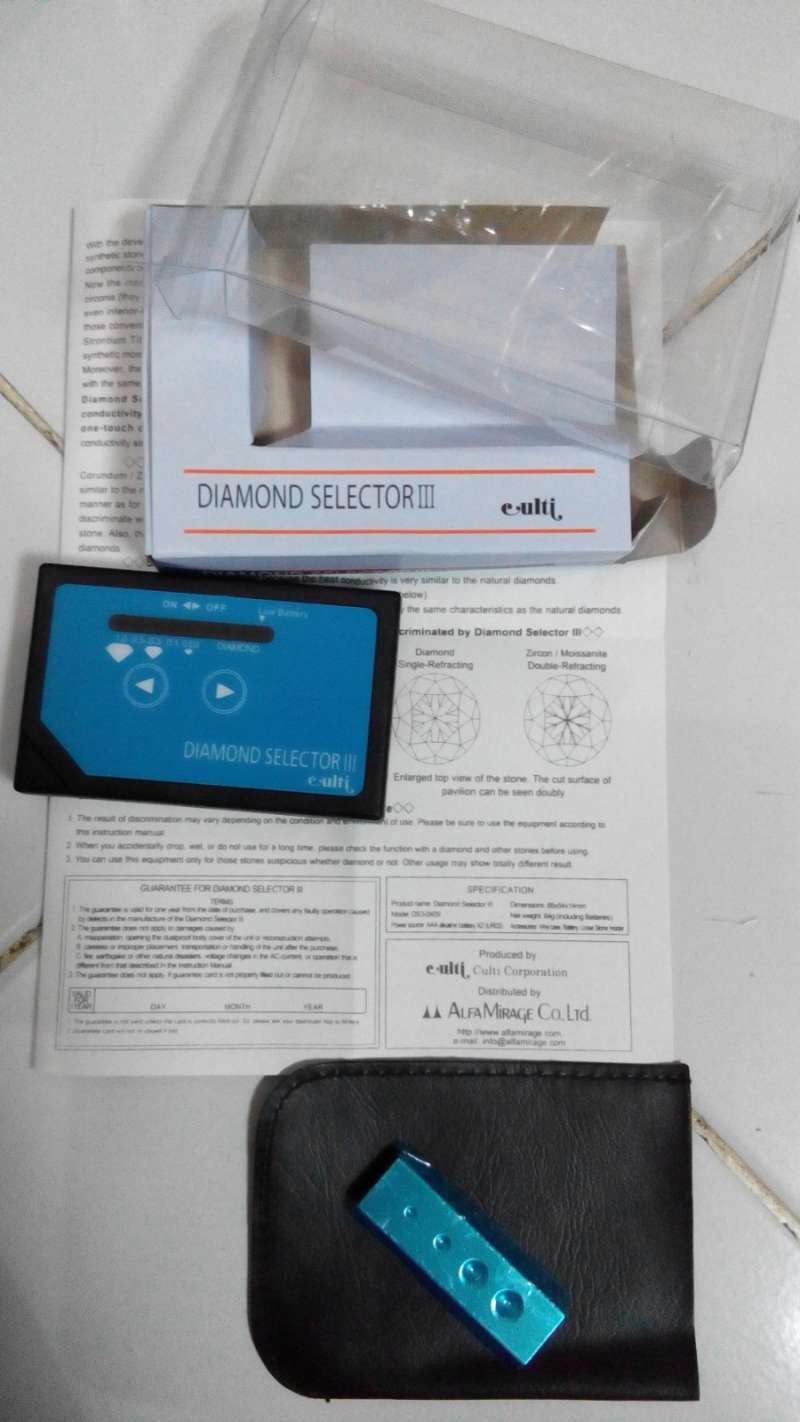 Jual Diamond Selector III test tester alat uji berlian culti di Seller ENIGMA STORE Cengkareng