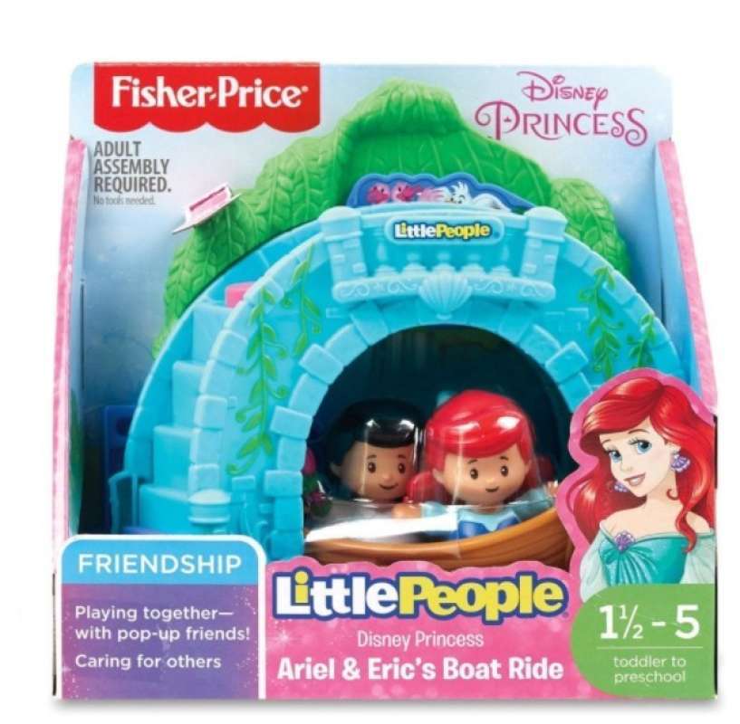 Promo Fisher Price Little People Disney Princess Ariel & Eric'S Boat