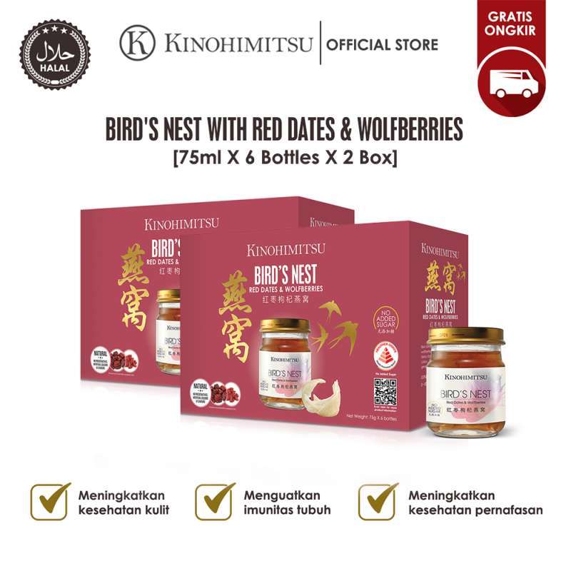 Promo [BUNDLE OF 2] Kinohimitsu Bird's Nest with Red Dates