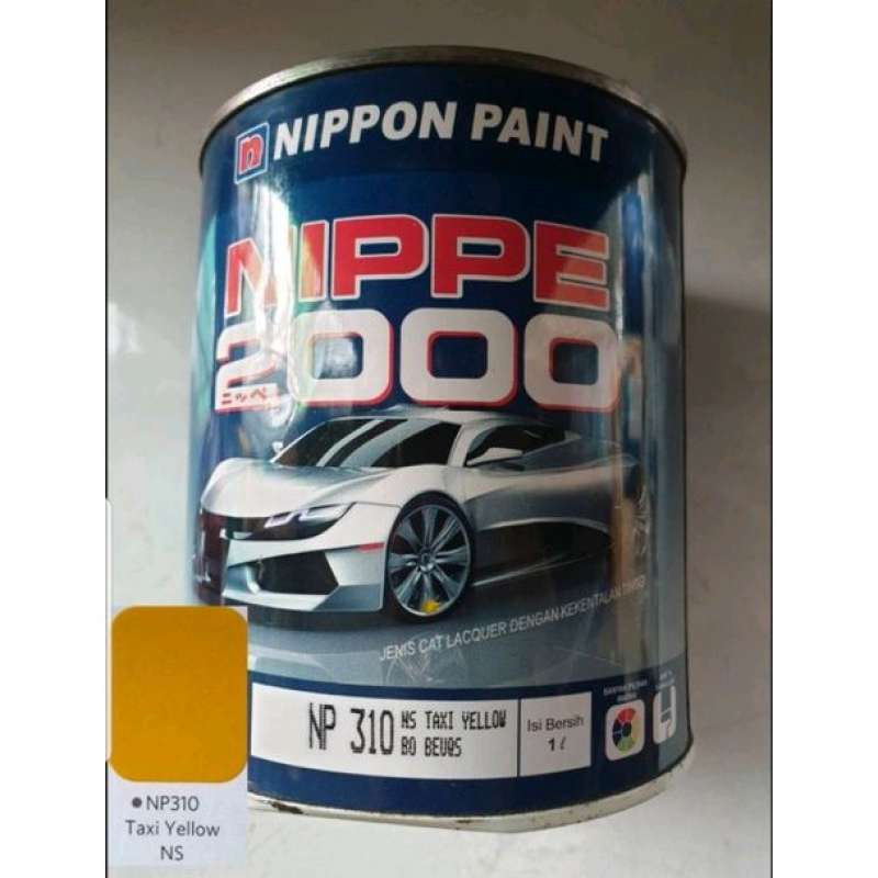 Jual Cat Nippe 2000 Nippon Paint Warna Taxi Yellow Cat Duco Kayu Besi