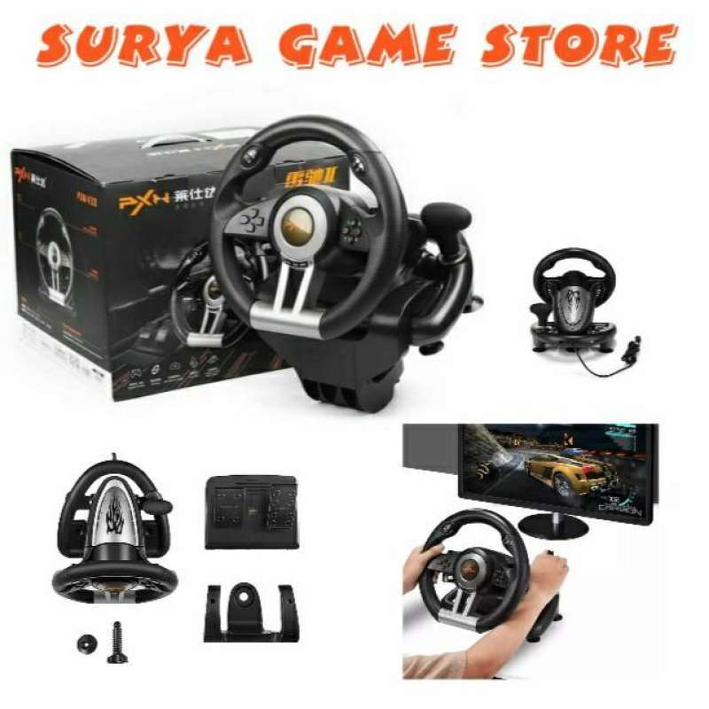 Jual STEERING WHEEL PXN V3 PRO FOR PC/PS3/PS4/SWITCH di Seller SURYA ...