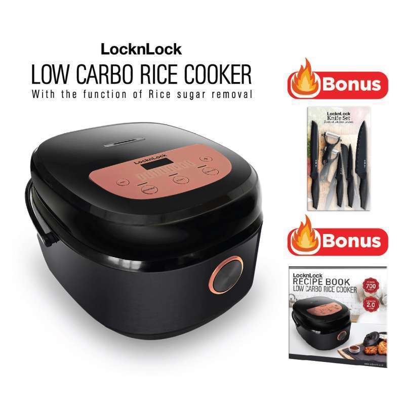 Jual FS Merdeka LOCK N LOCK LOW CARBO RICE COOKER di Seller