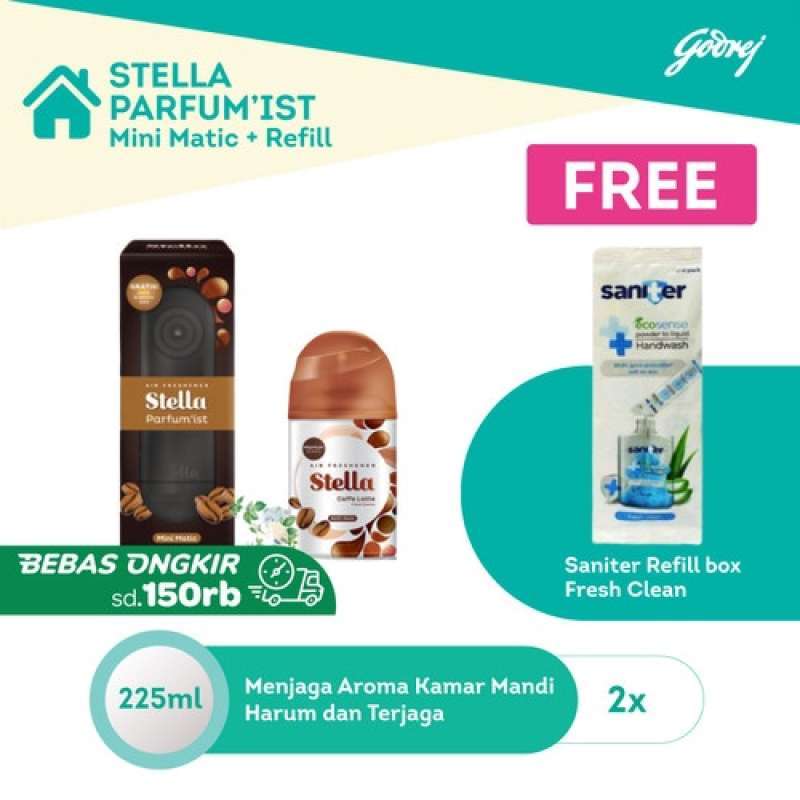 Jual Stella Parfum'ist Smart Matic Caffe Latte Bundle Package di