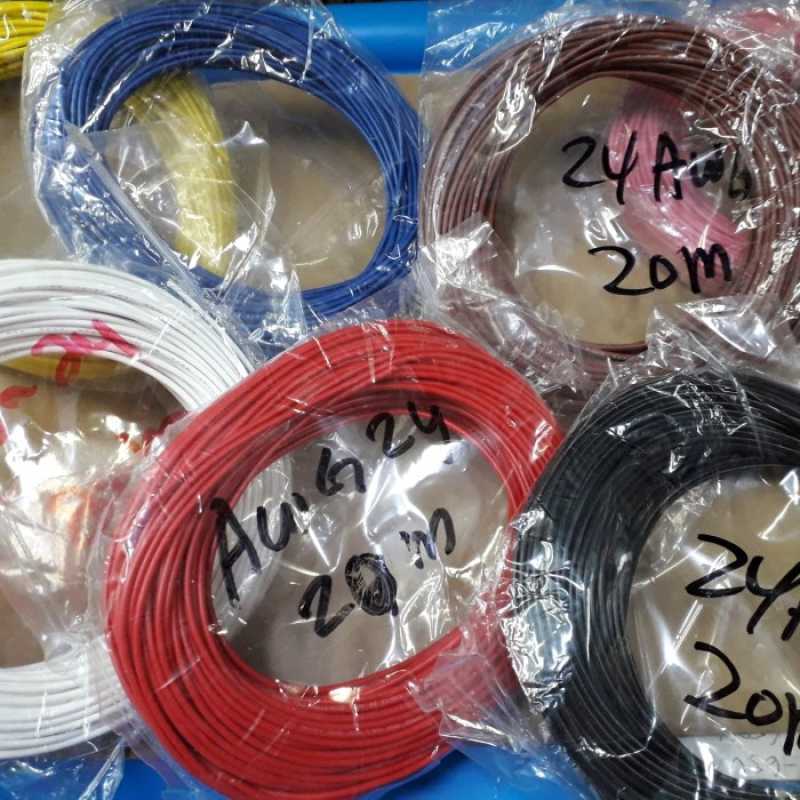 Jual Kabel Awg 24 Ukuran 20 Meter Berbagai Warna di Seller EDOGAWA ...
