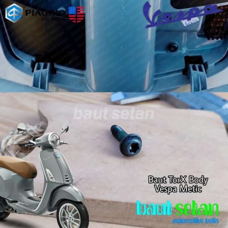 Jual Baut Body Glove Vespa Matic Subtansi Cm179302 di Seller Devil Bolts Parung, Kab. Bogor