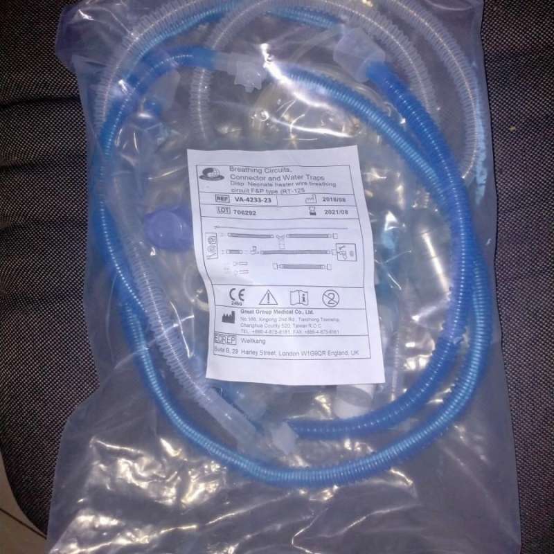 Jual breathing Circuit neonatus with humidifier, circuit ventilator