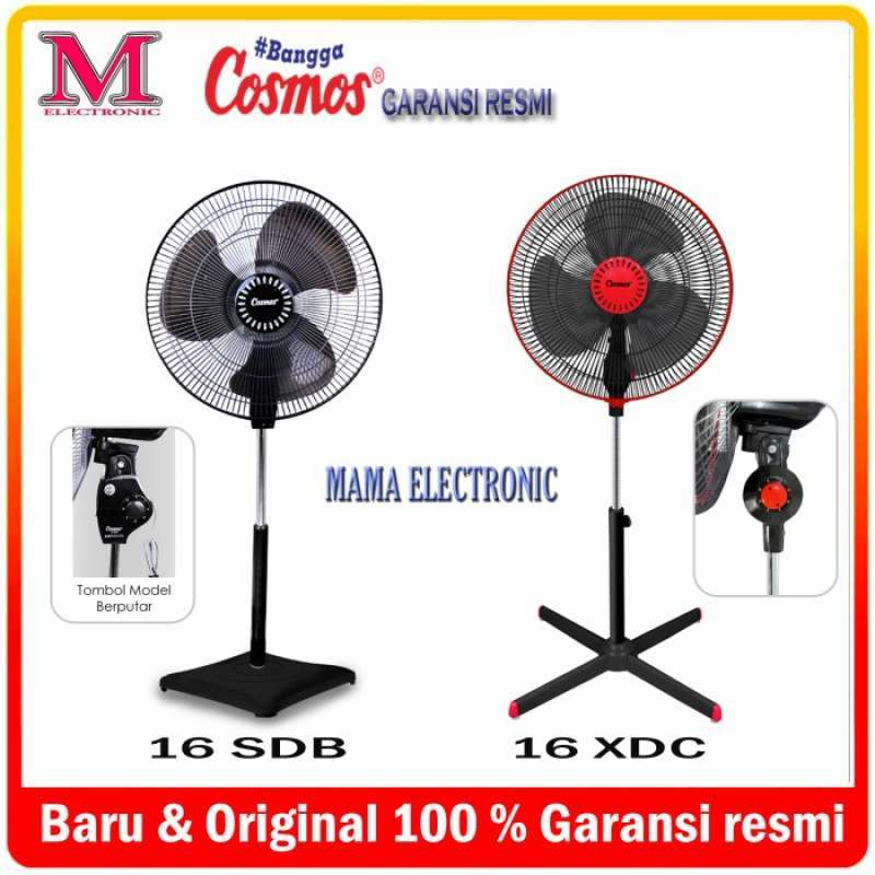 Jual Kipas Cosmos 16 In / Standfan Cosmos 16 Xdc/Sdb / Kotak & Silang