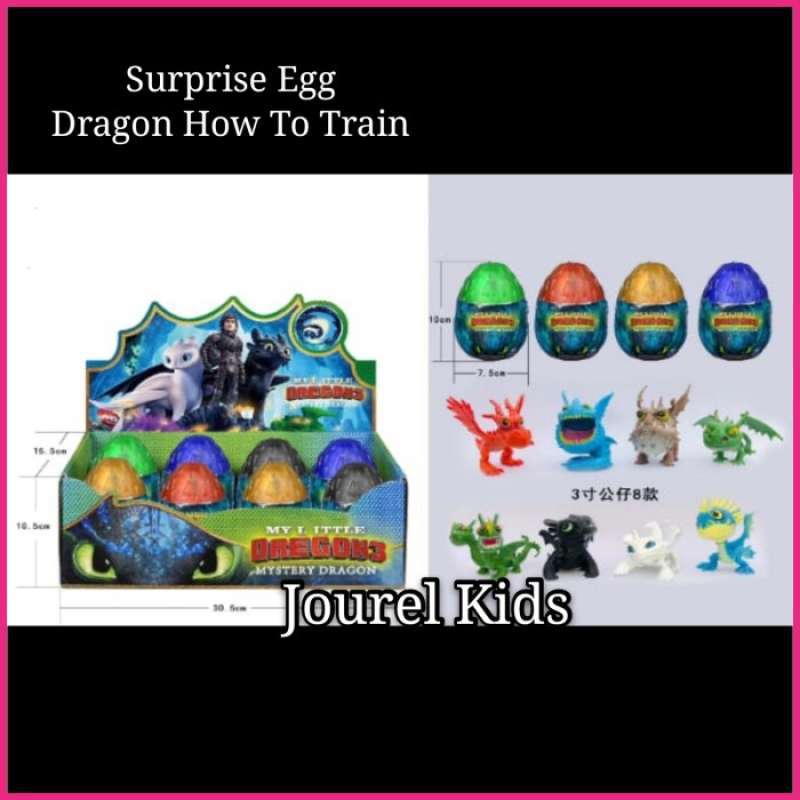 Promo MAINAN MYSTERY EGG HOW TO TRAIN YOUR DRAGON FIGURE NAGA TELUR