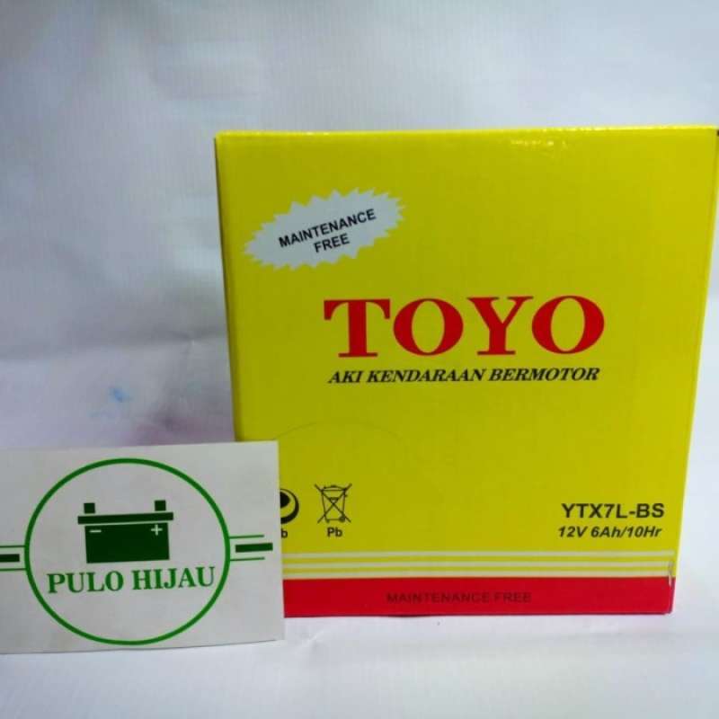 Promo Aki Motor Vespa Lx 150 Toyo Ytx7L Kering Diskon 12% di Seller