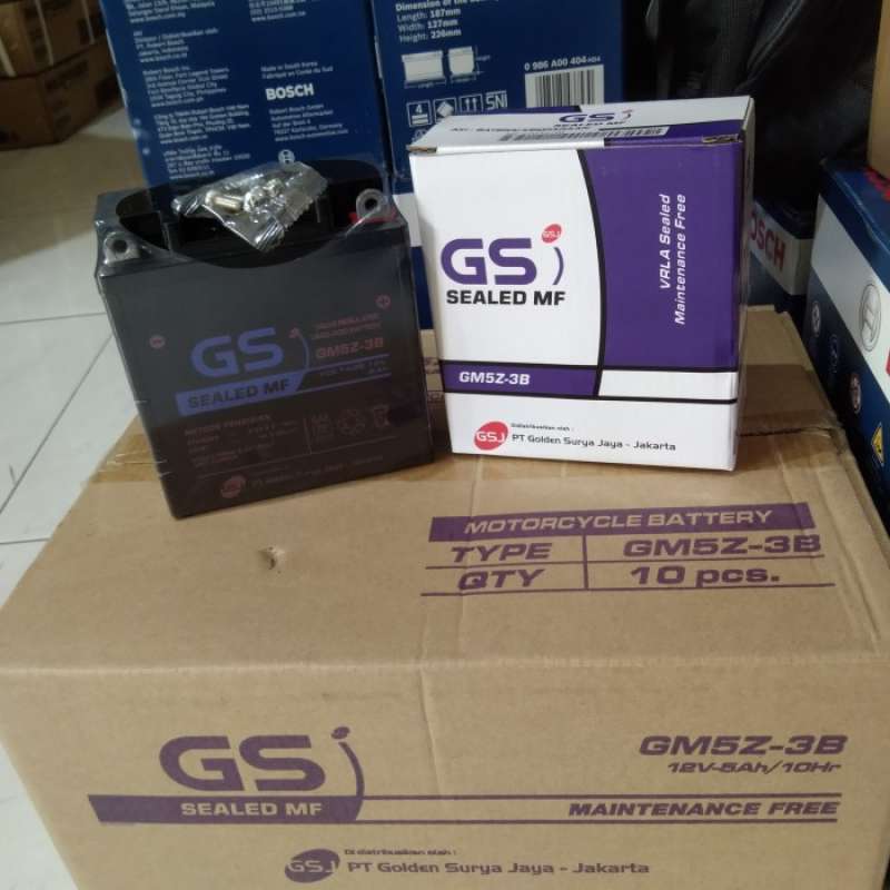 Promo AKI MOTOR YAMAHA MIO SPORTY GM5Z3B GS GT6A ACCU KERING MF Diskon