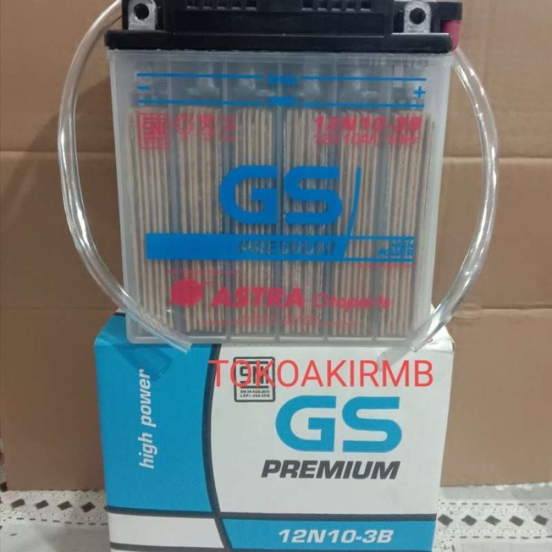 Promo Aki Motor Viar Roda Tiga 12 N-10 Gs Astra Kapasitas 12 Volt / 10