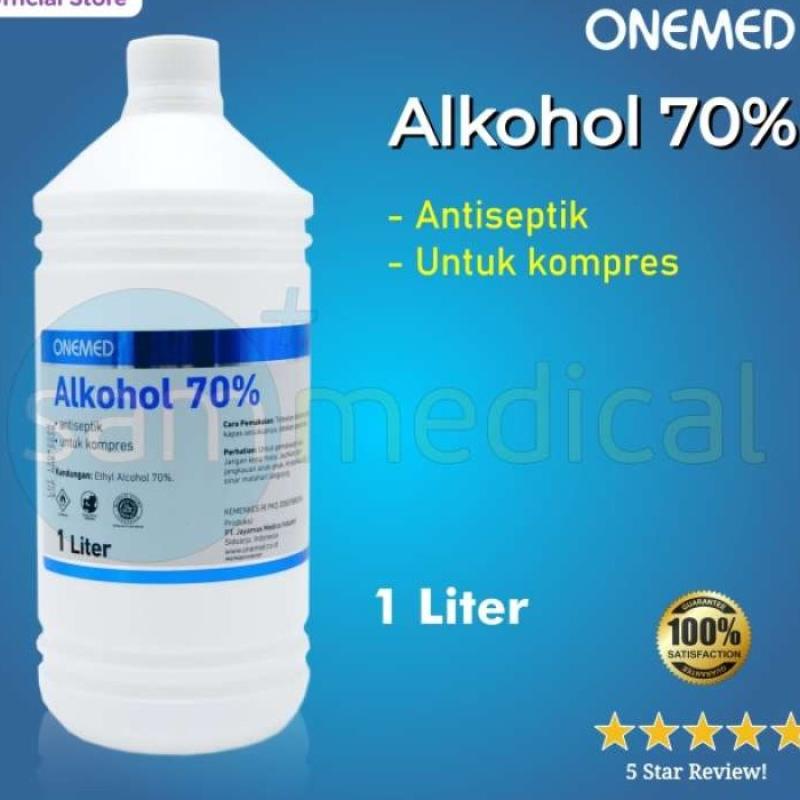 Jual OneMed Alkohol atau Alcohol 70 persen 1 liter di Seller SAM
