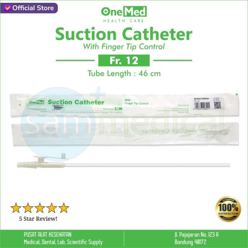 Jual Onemed Suction Catheter With Fingertip Control No. 12 Di Seller ...