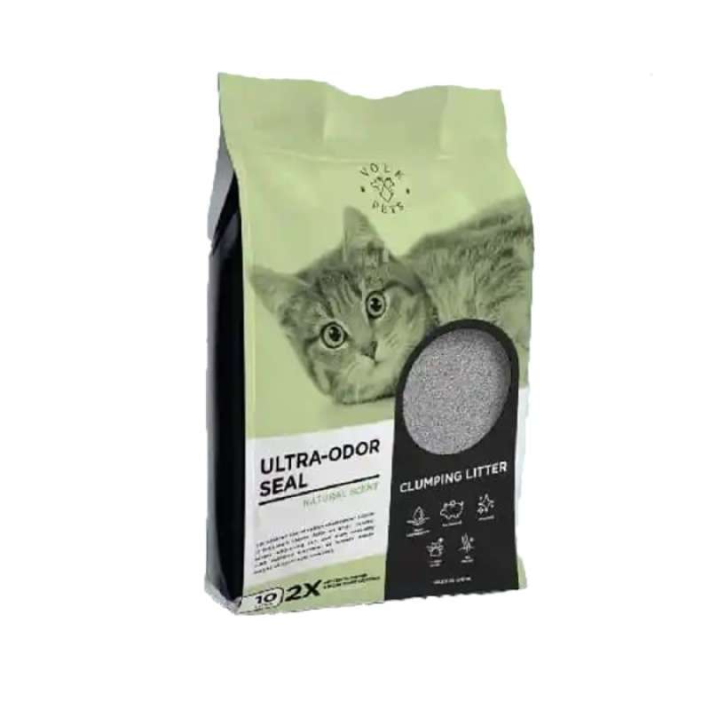 Jual Volk Pets UltraOdor Seal Clumping Litter 10L di Seller Bora