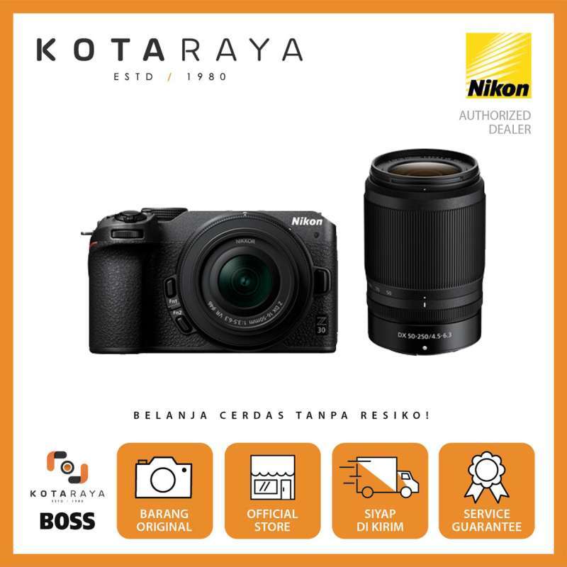 Jual Nikon Z30 Mirrorless Kit Nikkor Z 1650mm + 50250mm GARANSI RESMI