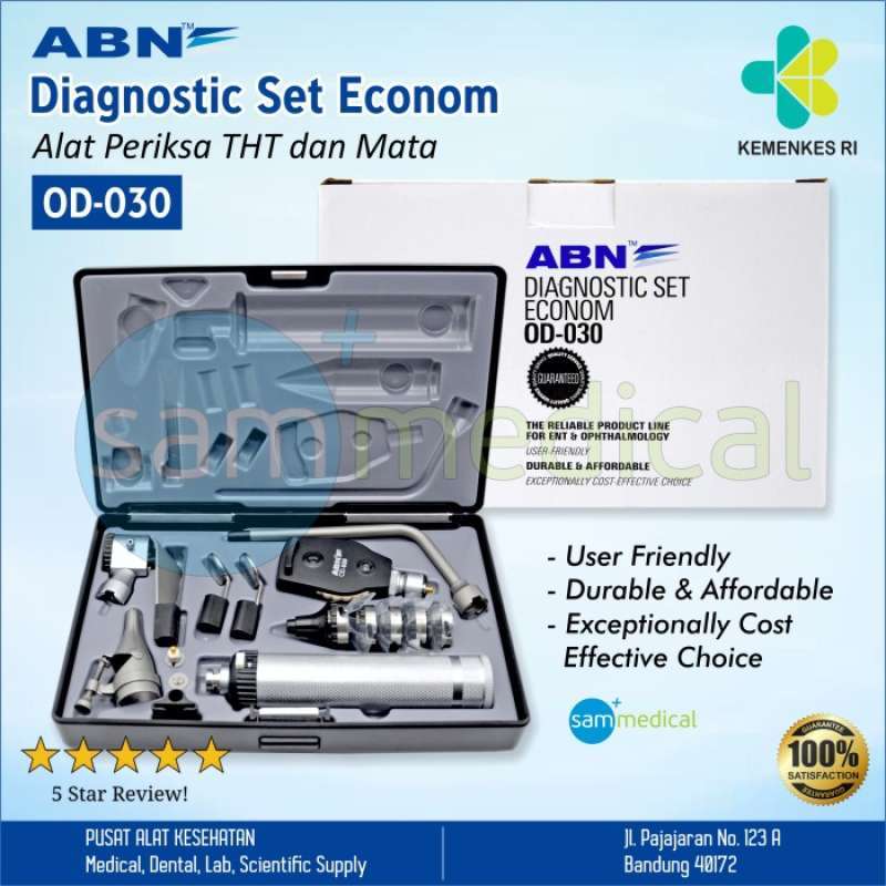 Jual Abn Diagnostic Set Econom / Set Alat Periksa Tht Dan Mata Od 030
