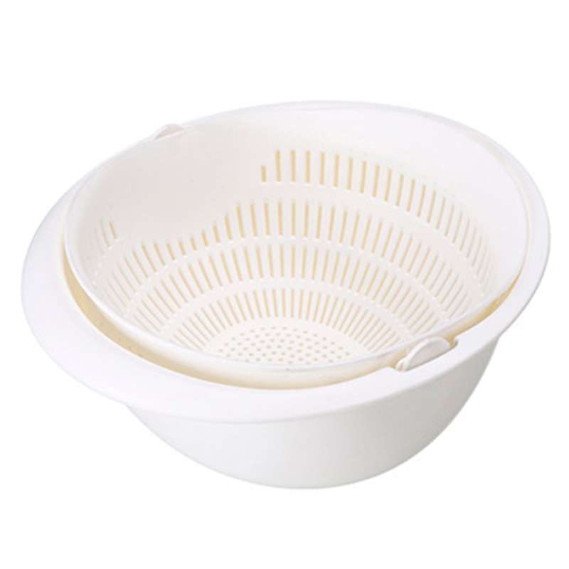 Jual Ecofriendly Drain Basket Detachable Plastic Large Vegetable