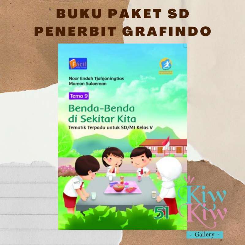 Jual Buku Tematik Terpadu Jilid 5I Kelas 5 / V SD/MI - Facil di Seller ...