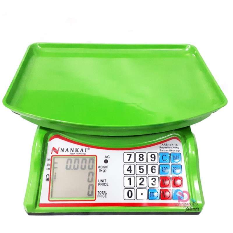 Promo Nankai Timbangan Digital 40Kg Tampilan Layar 2 Lcd Bisa Setting