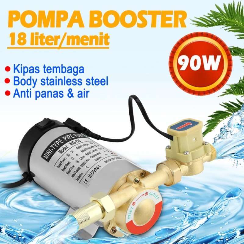 Pompa Di Circolazione Acqua 90W/20L - Booster Per Doccia, Giardino, 220V, Automatica - Foto 9
