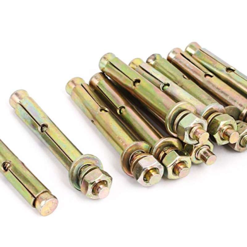 Viti Per Serratura M8 X 65 Con Dado – Confezione Da 50 Pezzi, Zincate, Testa Tonda DIN 603