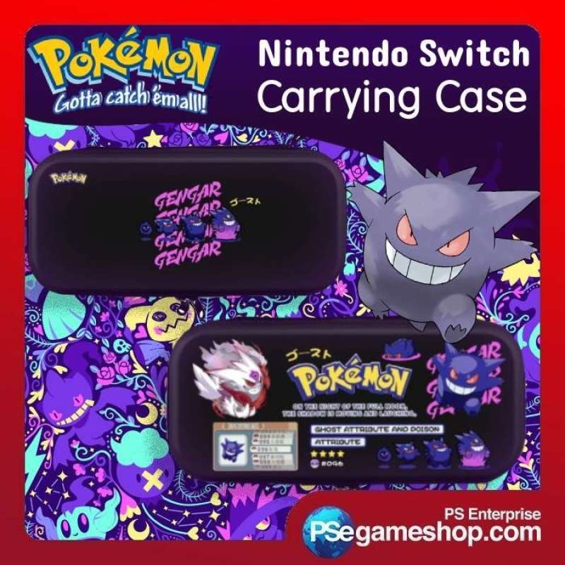 Jual Nintendo Switch Carrying Case Pokemon Gengar di Seller
