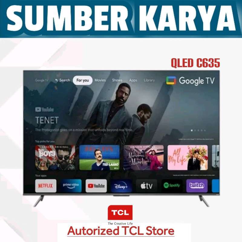 Jual Tcl 50c635 Led Tv 50 Inch Qled Smart Google Dolby Vision Atmos 4k ...