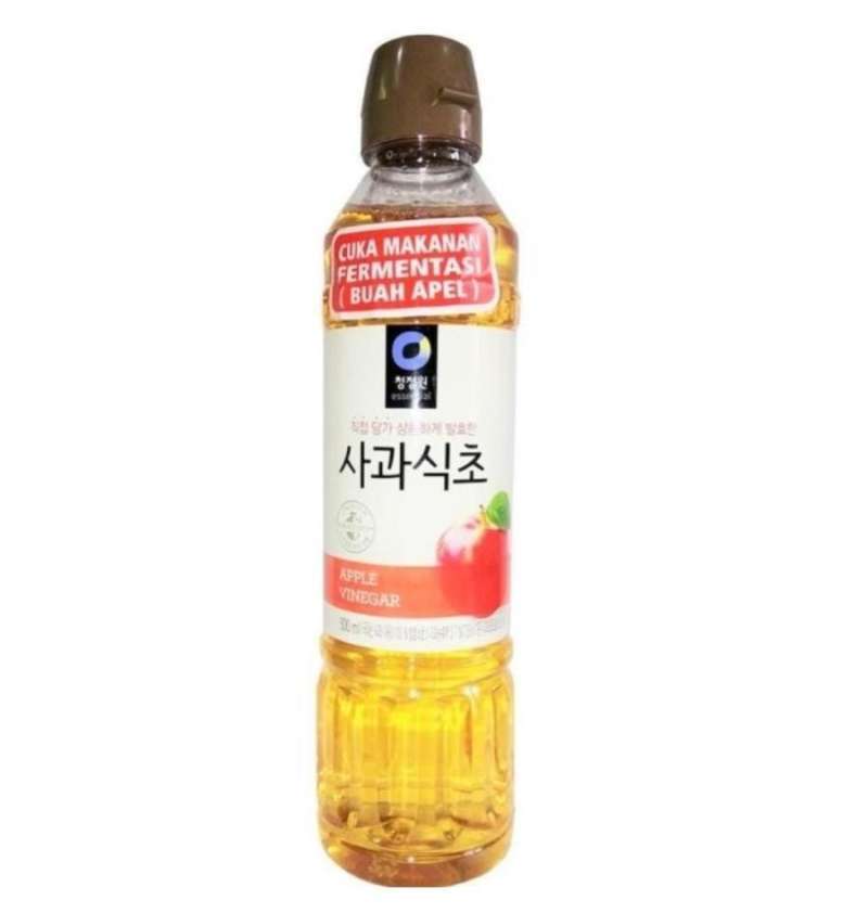 Jual CUKA APEL CUKA MAKANAN APPLE CIDER VINEGAR 500 ML DAESANG KOREA di