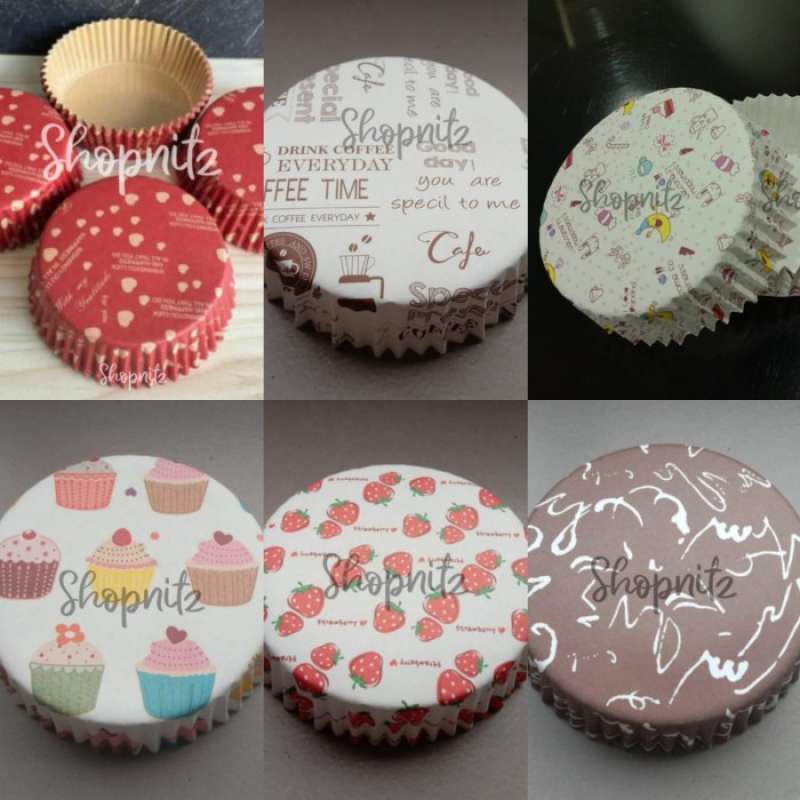 Jual Paper Cup Case Roti Bulat Cup Paper Bulat Kertas Roti Baking ...